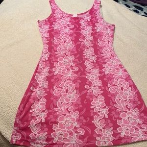 💜5 for $25💜Pink Hawaiian tank dress small